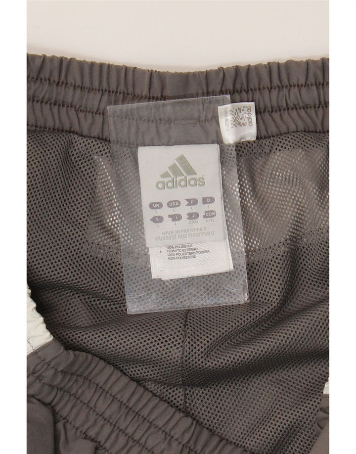 ADIDAS Pantalon de survêtement pour hommes Large Gris Colorblock Polyester