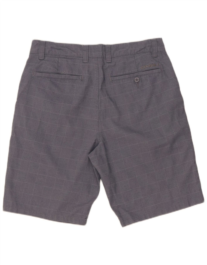O'Neill Short Chino Homme W32 Bleu Moyen à Carreaux Polyester