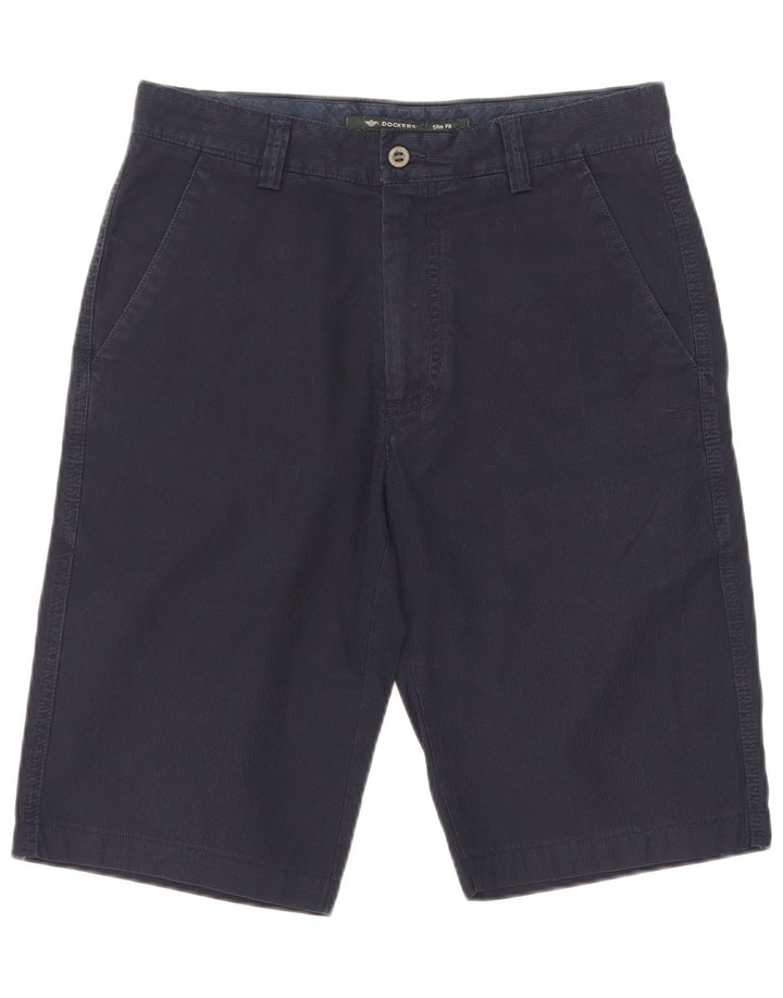 Dockers Short Chino Slim Fit W30 Homme Bleu Marine Moyen