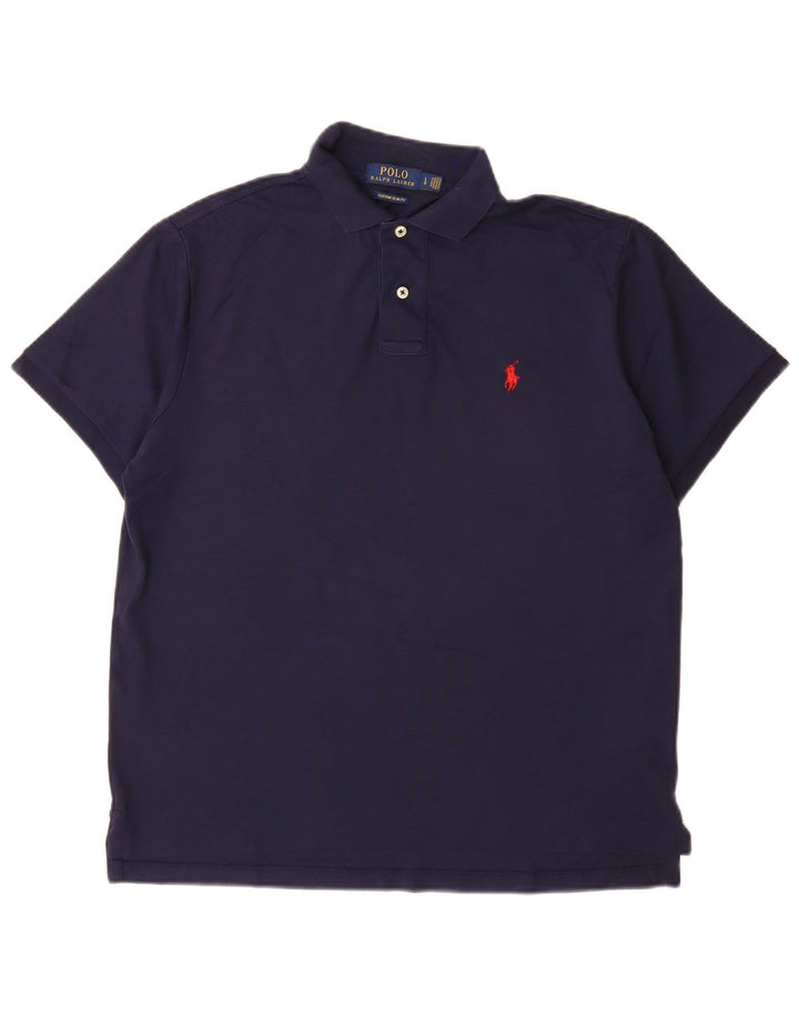 POLO RALPH LAUREN Polo Slim Fit personnalisé pour hommes en coton bleu marine grand