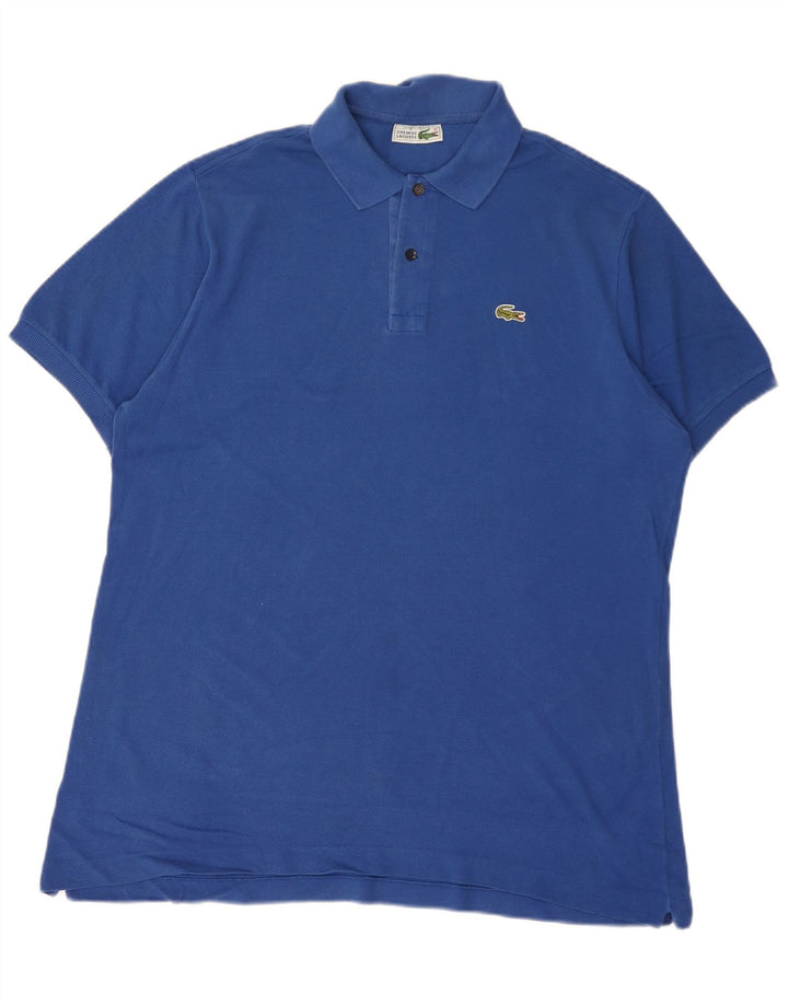 Lacoste Polo Homme Taille 7 2XL Bleu Coton
