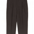 Lacoste Mens Pegged Suit Pantalon Taille 46 Large W36 L27 Laine Grise