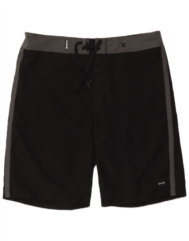 Hurley Short de Bain Homme Large Noir Colorblock Polyester