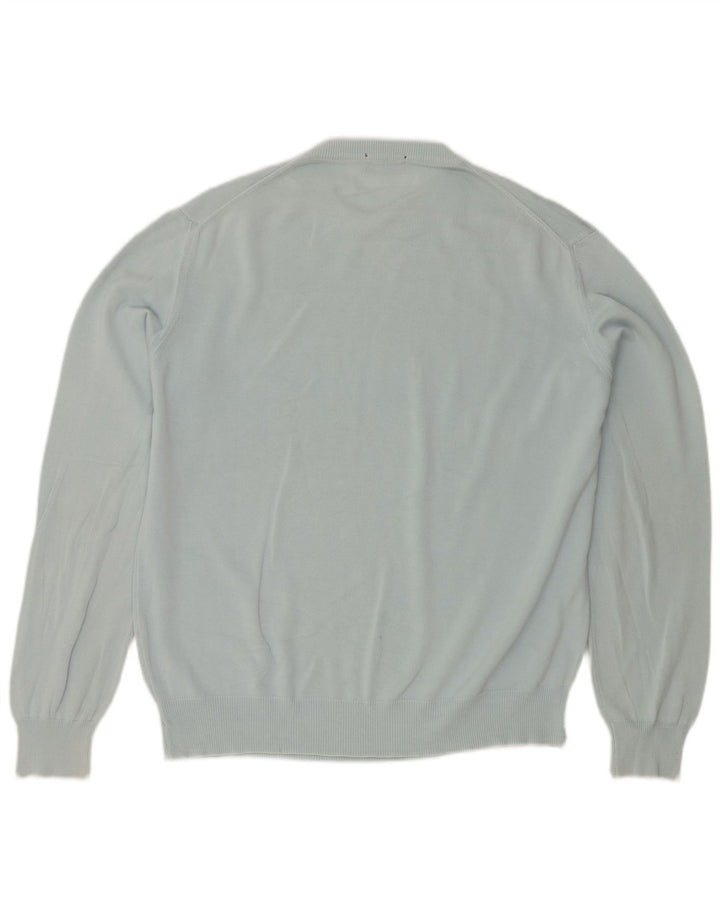 Brooksfield Pull à col rond pour homme IT 48 Bleu moyen