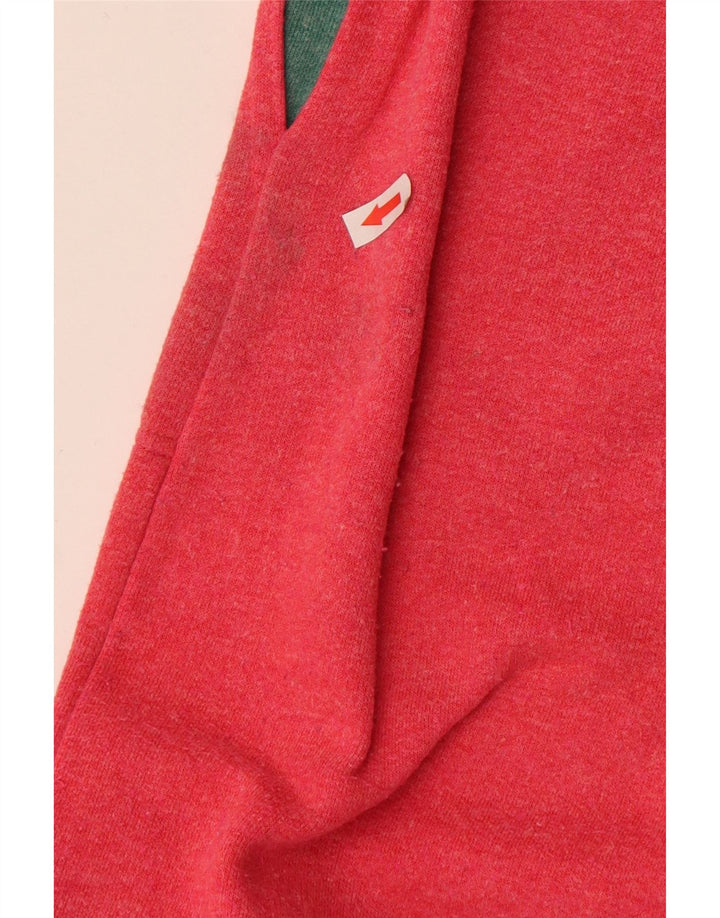 vintage Womens Full Survêtement UK 10 Petit Colorblock Rose