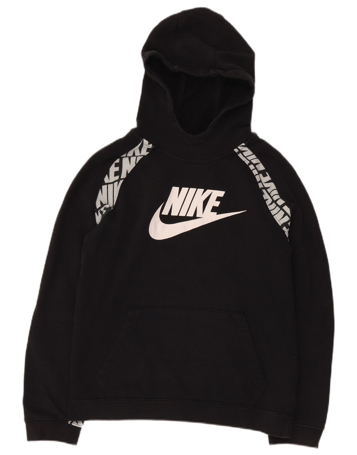 NIKE Pull à capuche graphique pour garçon 13-14 ans XL Noir Coton
