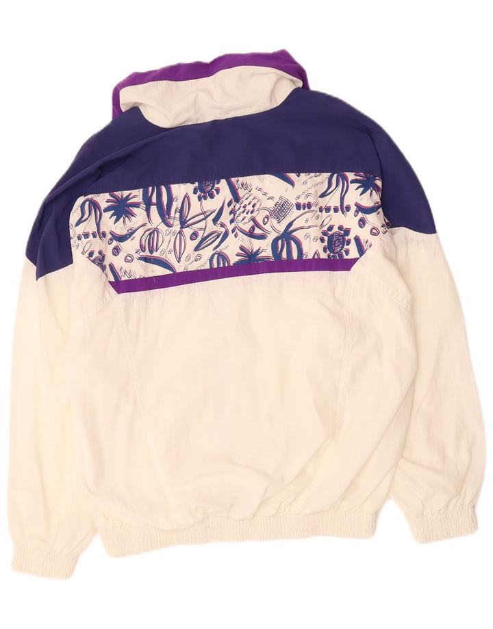 LOTTO Veste de survêtement surdimensionnée pour femme UK 14 Medium Blanc Colourblock