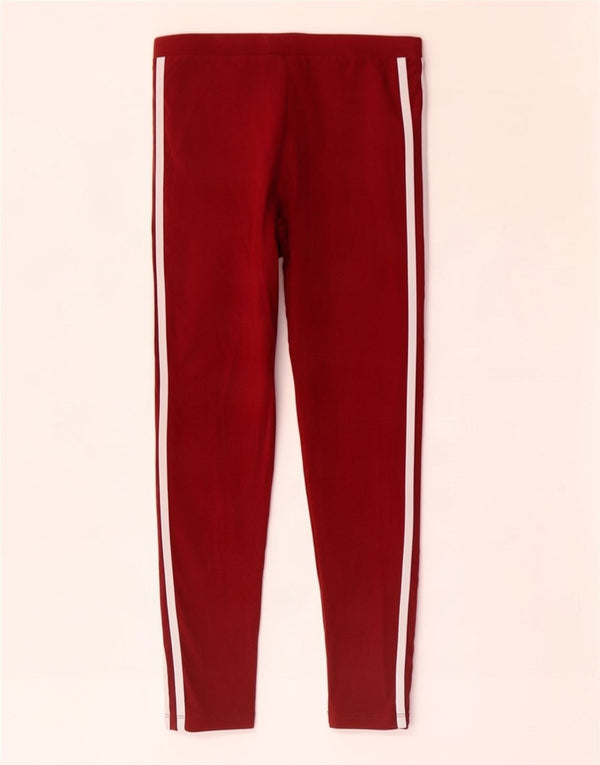 Adidas Leggings Femme UK 10 Petit Coton Marron