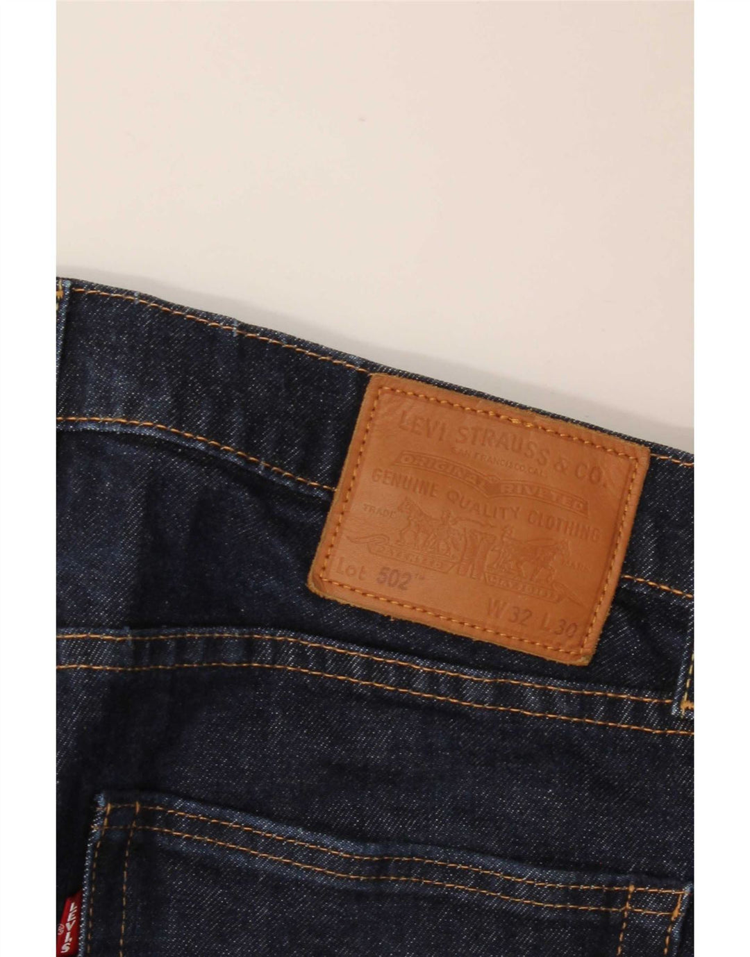 Levi's Jean Droit 502 Femme W32 L30 Bleu Marine