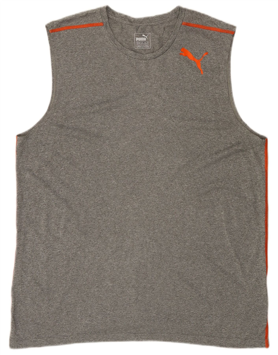 PUMA Débardeur XL Homme Gris Polyester