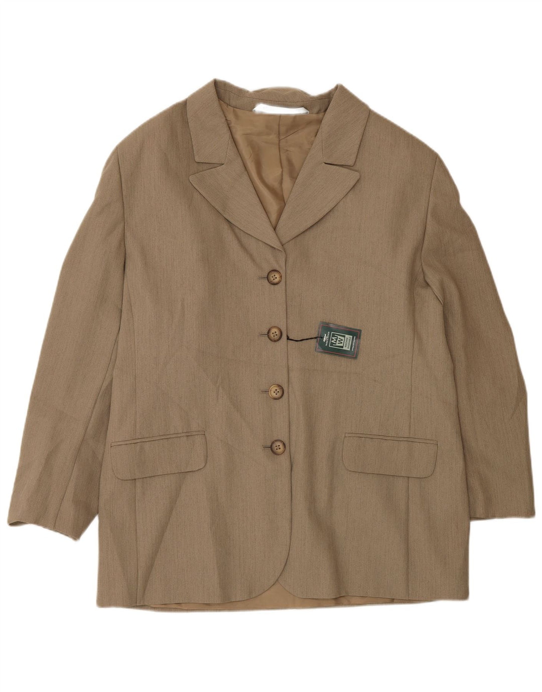 Marks & Spencer Veste blazer St. Michael 4 boutons pour femme UK 18 XL Marron