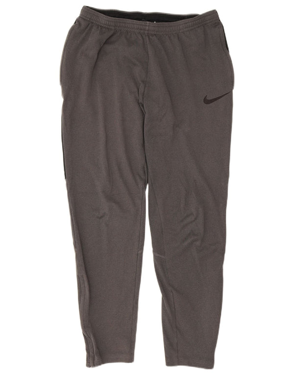 Pantalon de survêtement Nike Dri Fit pour homme, petit, gris, polyester