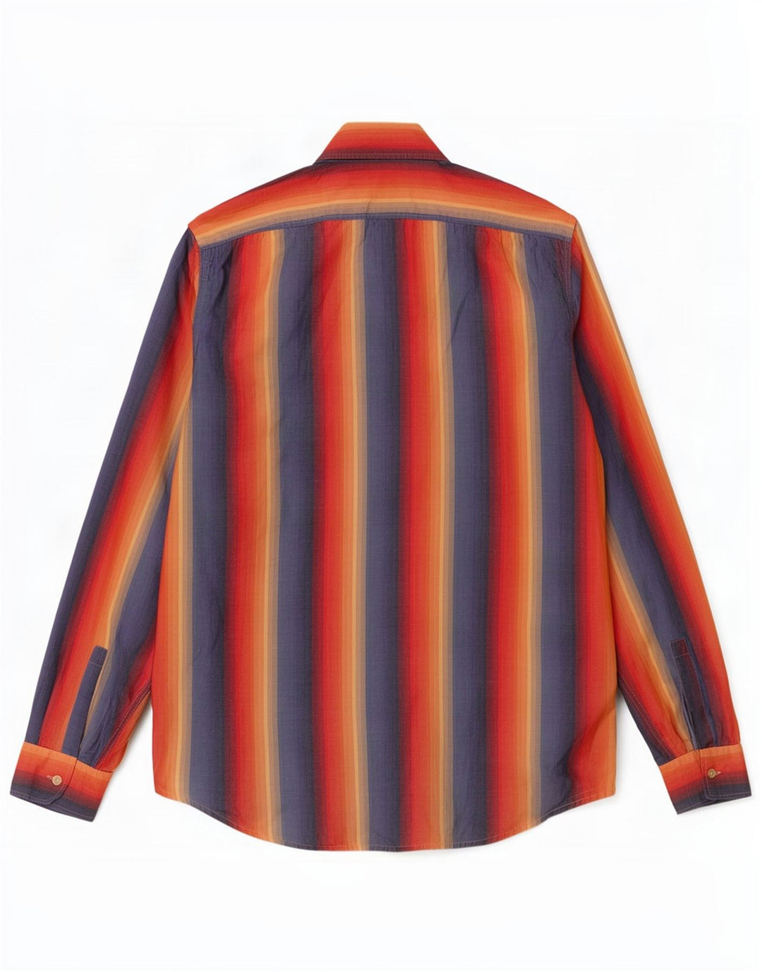 Hugo Boss Chemise en coton rayé multicolore moyen