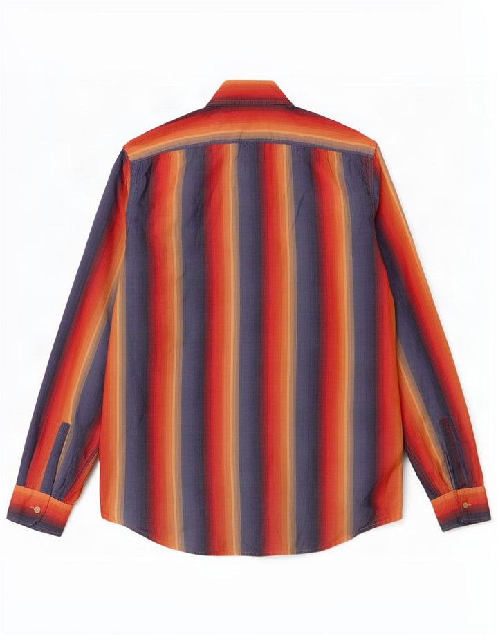 Hugo Boss Chemise en coton rayé multicolore moyen