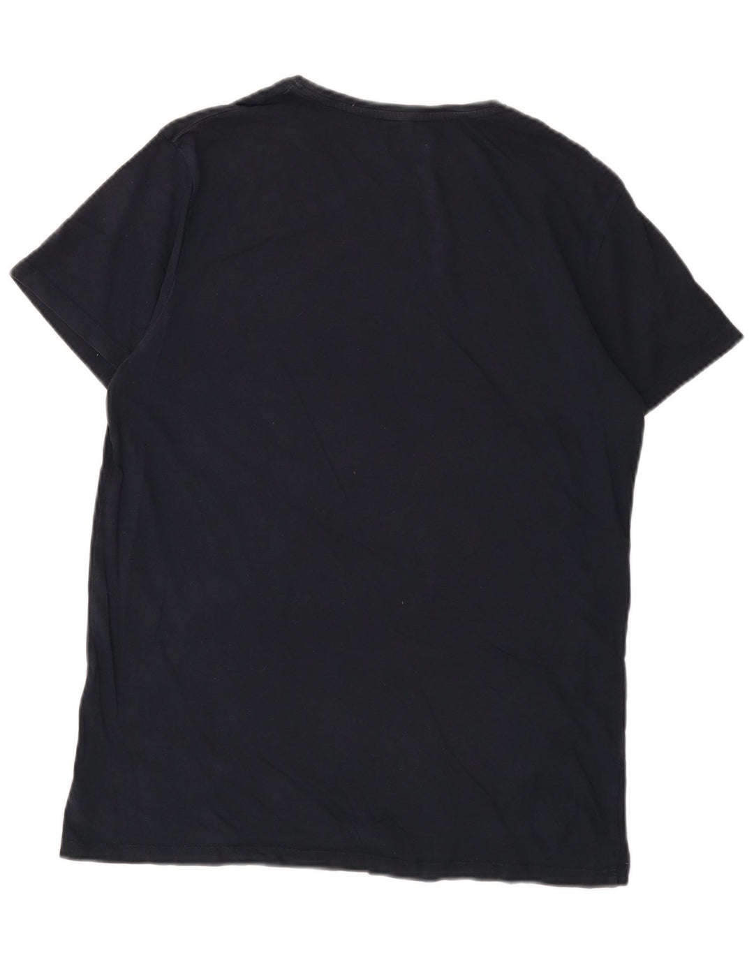 Timberland T-Shirt Graphique Homme Bleu Marine Moyen Coton