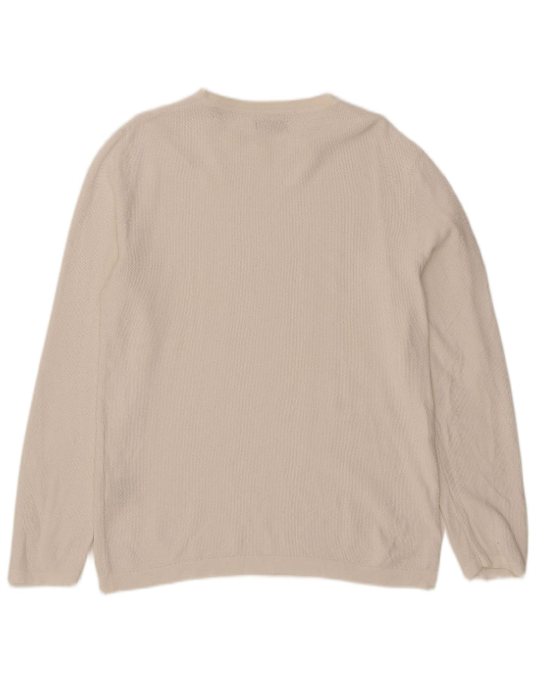 Jack & Jones Pull à col rond pour homme en coton blanc Large