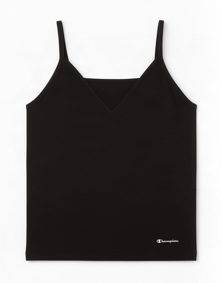 Champion Womens Crop Cami Top UK 14 Grand Noir