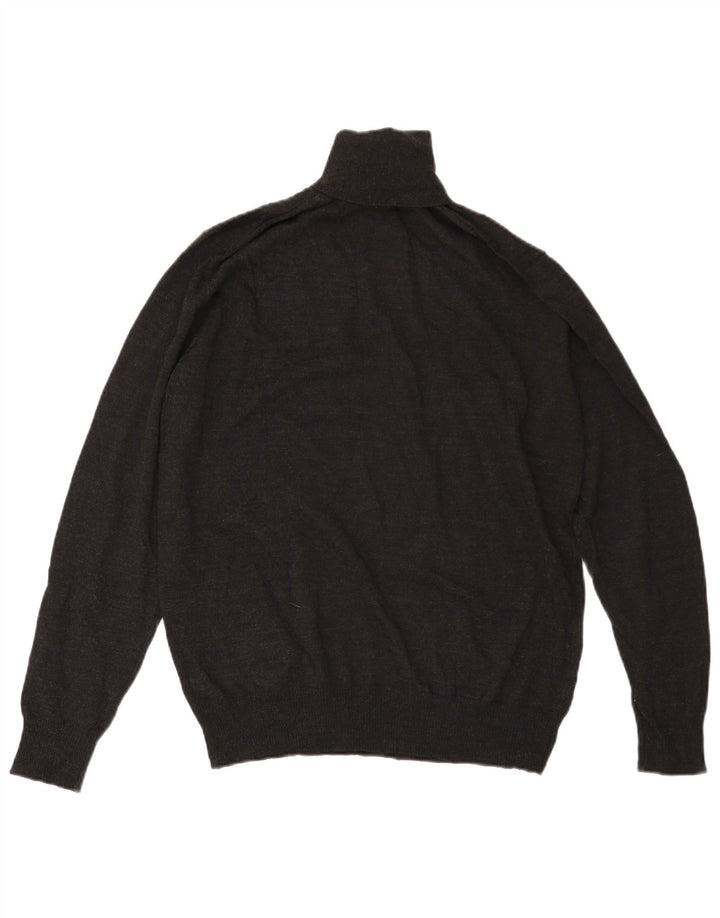 Zara Pull Col Roulé Homme XL Noir