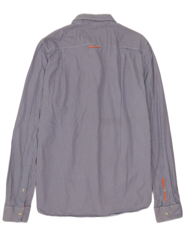 SUPERDRY Chemise Homme Bleu Moyen Fines Rayures Cachemire