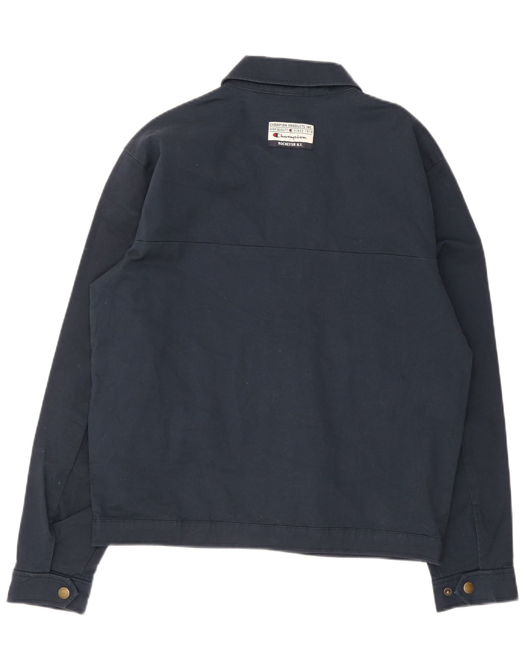 Champion Veste Bomber Homme UK 38 Coton Bleu Marine Moyen