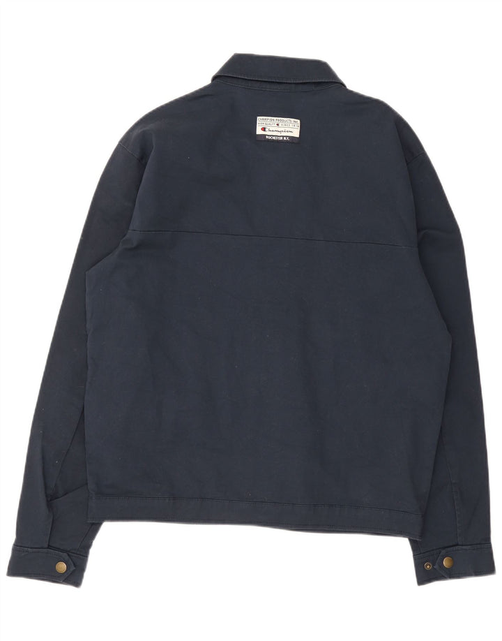 Champion Veste Bomber Homme UK 38 Coton Bleu Marine Moyen