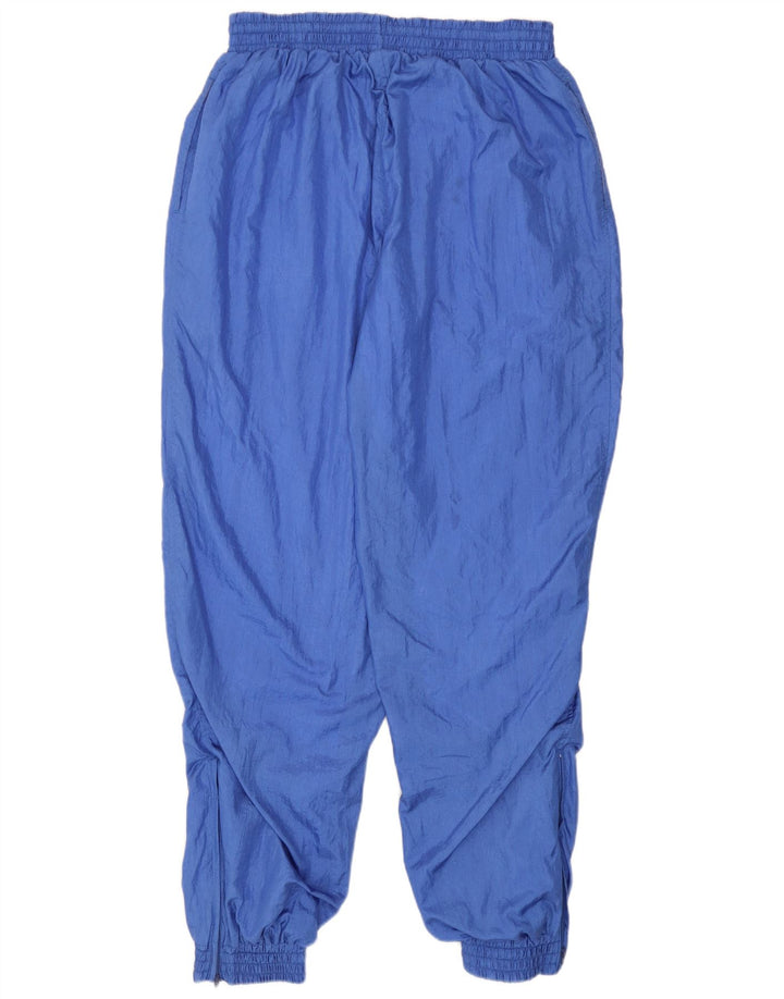 vintage Mens Survêtement Pantalon Joggers Grand Bleu Polyamide