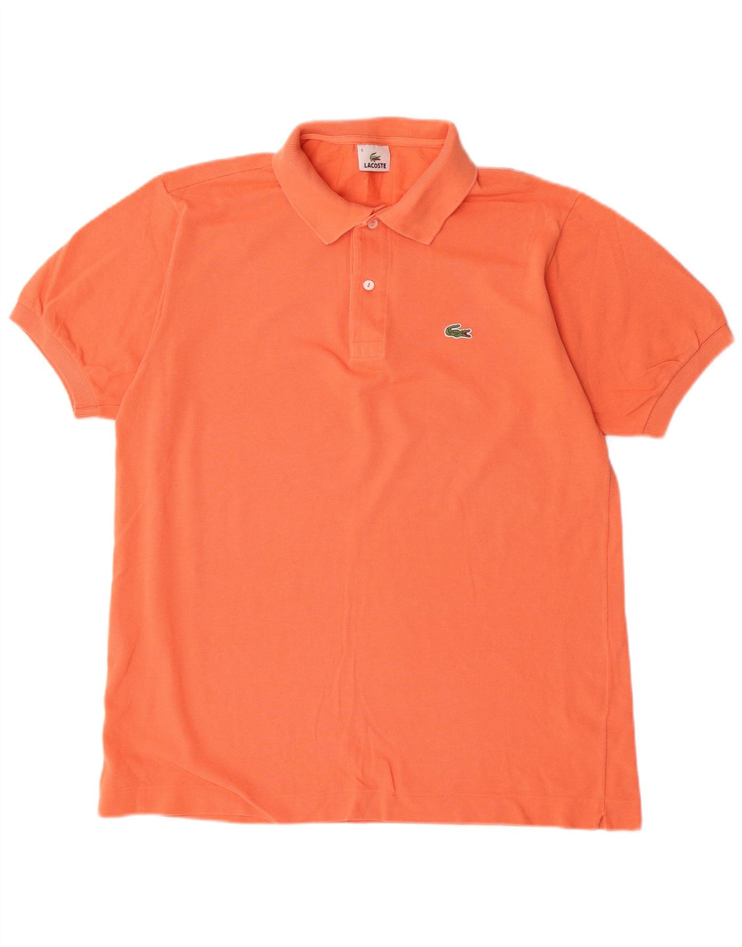 Lacoste Polo Homme Taille 4 Coton Orange Moyen