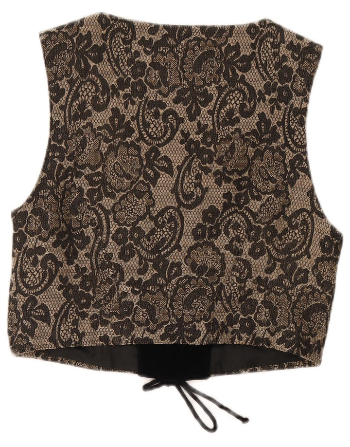 Berwin & Wolff Haut Corset Sans Manches Femme IT 42 Beige Moyen Floral