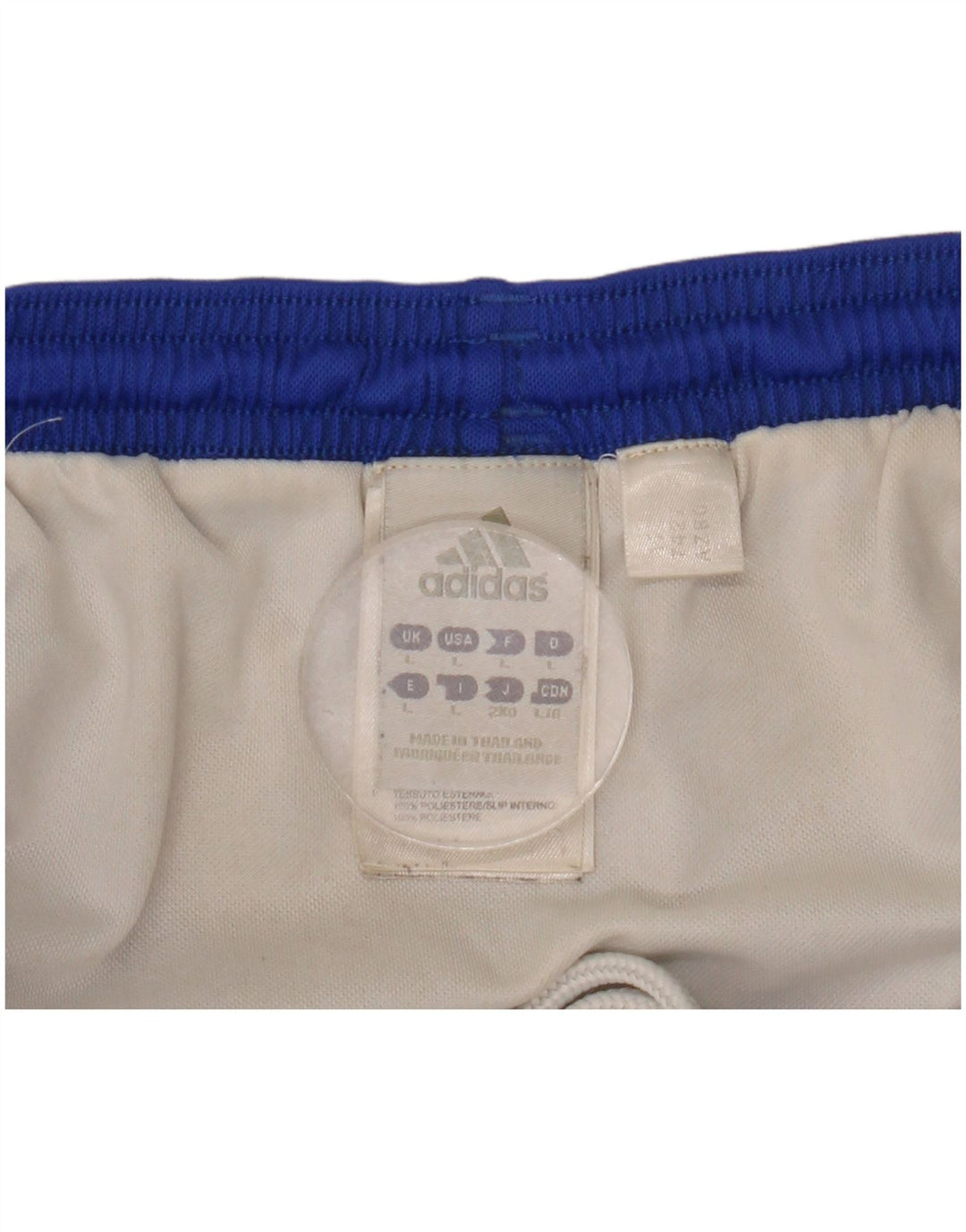 Adidas Short de sport pour homme Large Bleu Polyester