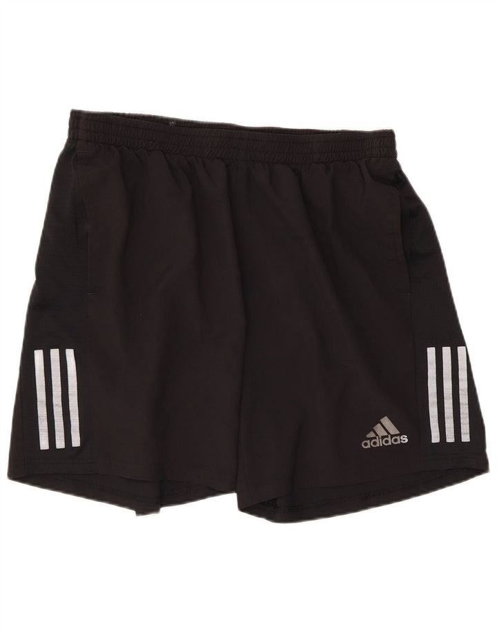 Adidas Short de sport Aeroready pour hommes, grand, noir, polyester