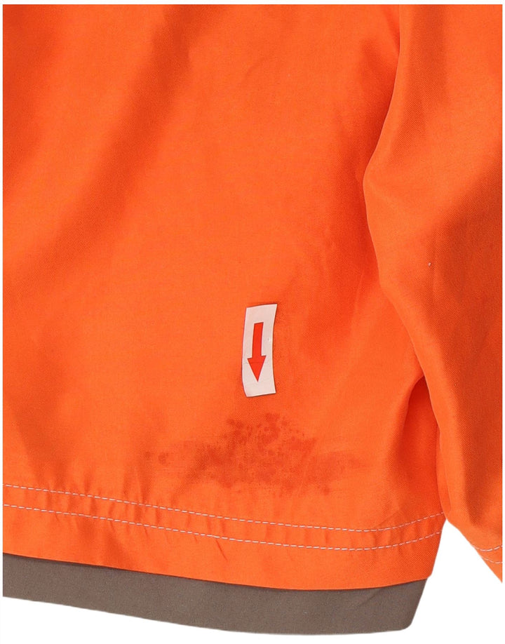 Fila Short de Bain Graphique Homme Large Orange Colorblock Polyester