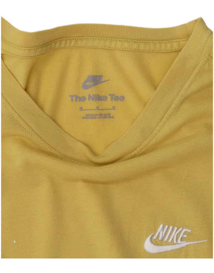 Nike T-Shirt Homme Jaune Moyen