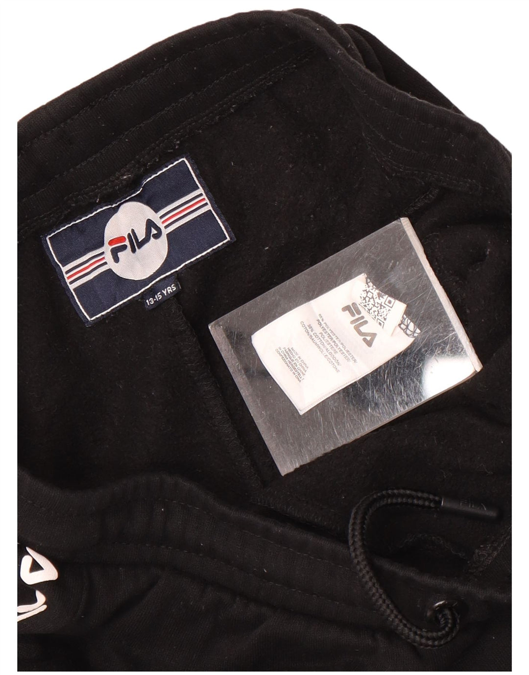 Fila Pantalon de Survêtement Graphique Garçon 13-14 ans Noir Polyester