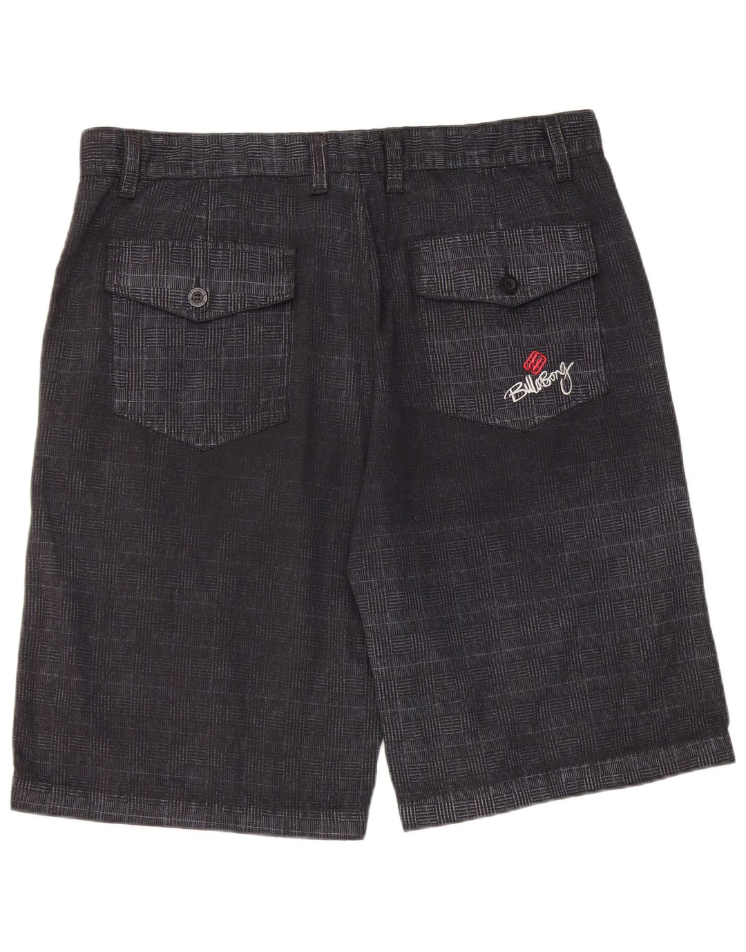Billabong Short Chino Homme W40 XL Noir à Carreaux Coton