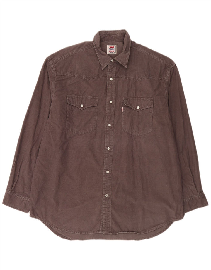 Levi's Chemise Velours Côtelé XL Homme Marron Coton