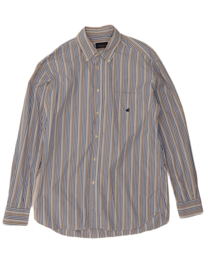 Brooksfield Chemise Homme Taille 43 XL Multicolore Pinstripe