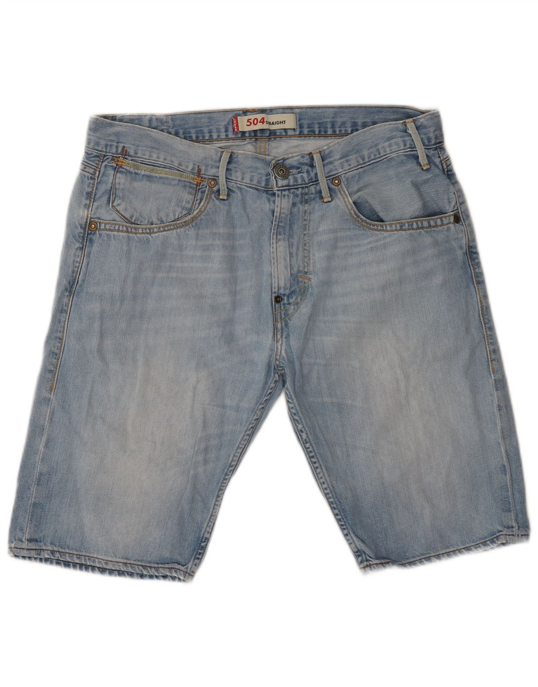 Levi's Short en Jean 504 W32 Homme Bleu Moyen Coton