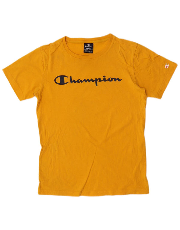 Champion T-Shirt Graphique Fille 11-12 Ans Grand Jaune