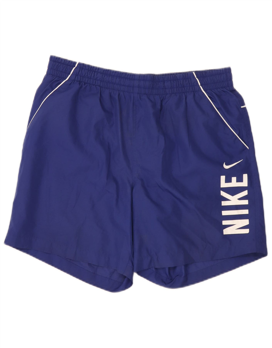 Nike Short de sport graphique pour hommes, grand bleu, polyester
