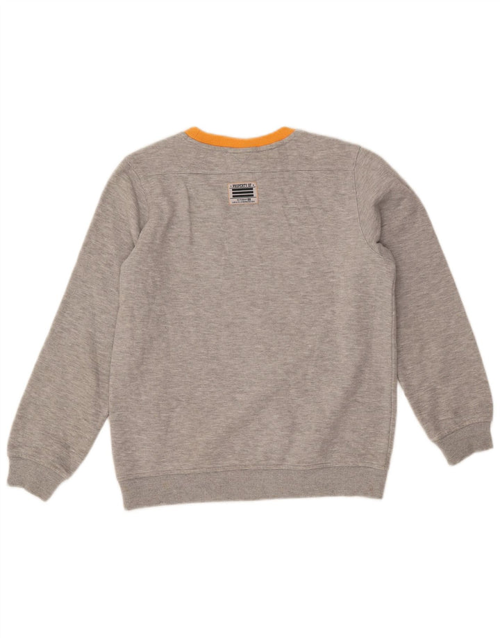 ADIDAS Sweatshirt Graphique Fille 11-12 ans Gris Moucheté Coton