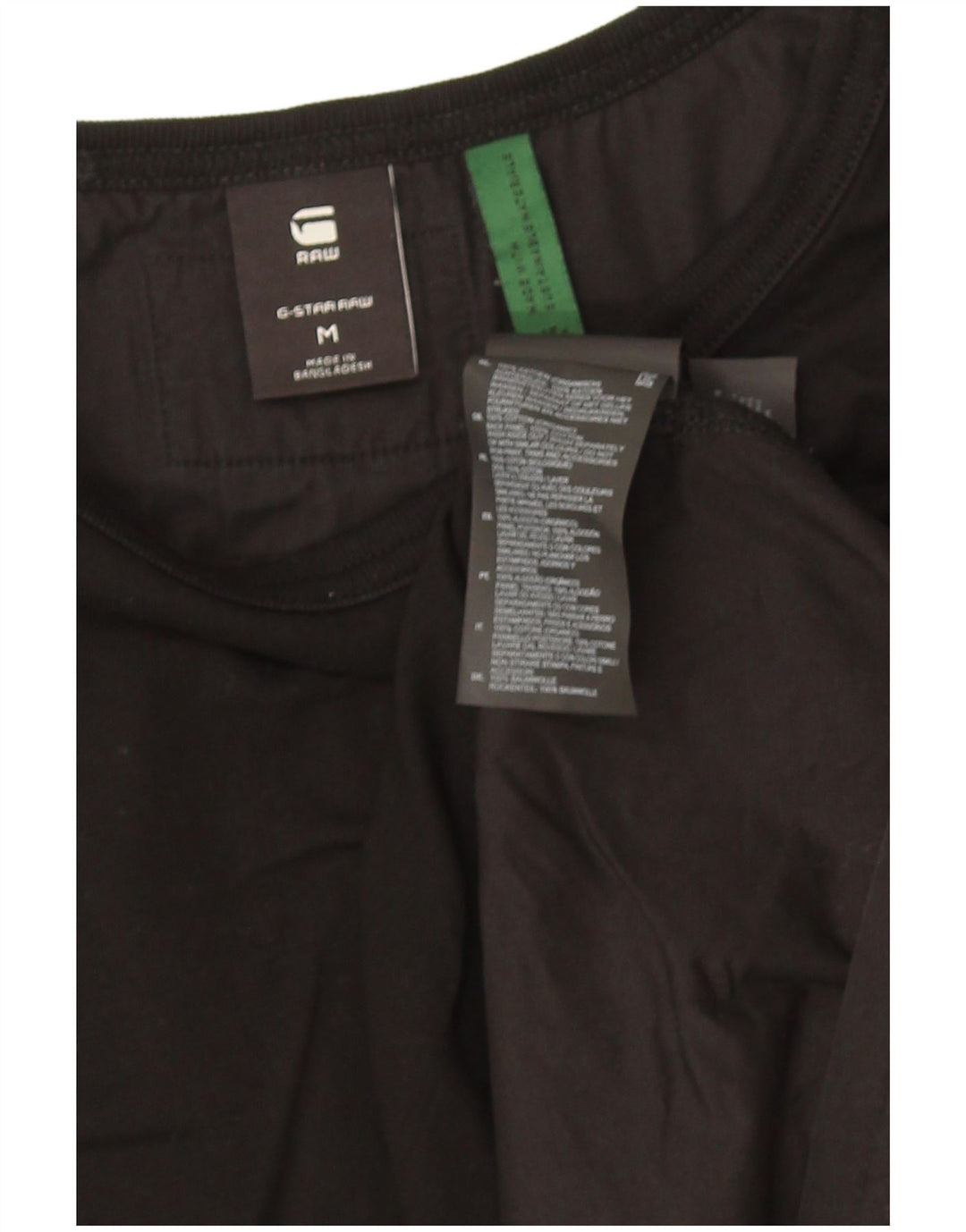 G-Star Haut oversize à manches longues pour femme UK 14 Coton noir moyen