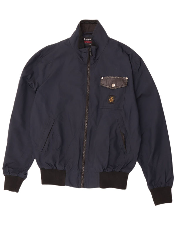 Refrigiwear Veste de Pluie Homme IT 48 Medium Bleu Marine Colorblock Nylon