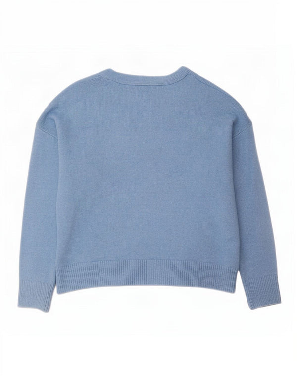 Marks & Spencer Pull cardigan surdimensionné pour femme UK 10 Petit Bleu