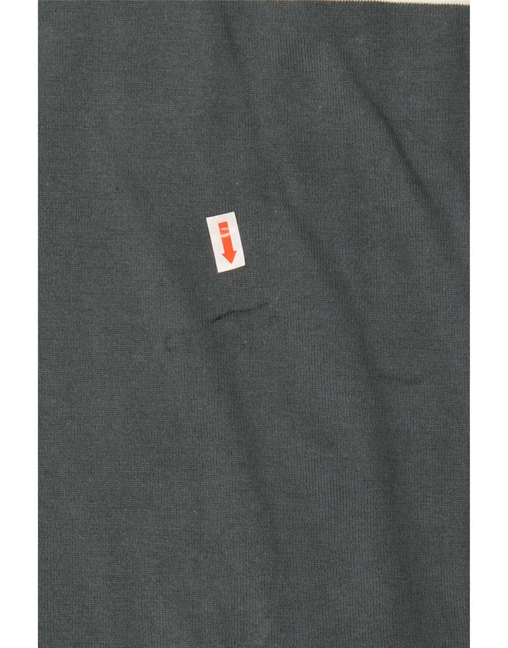 Massimo Dutti Pull à col rond pour homme XL Gris Colorblock