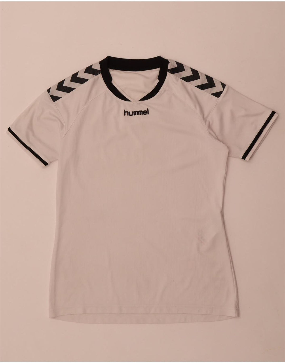 Hummel T-Shirt Graphique Homme Blanc Moyen Polyester
