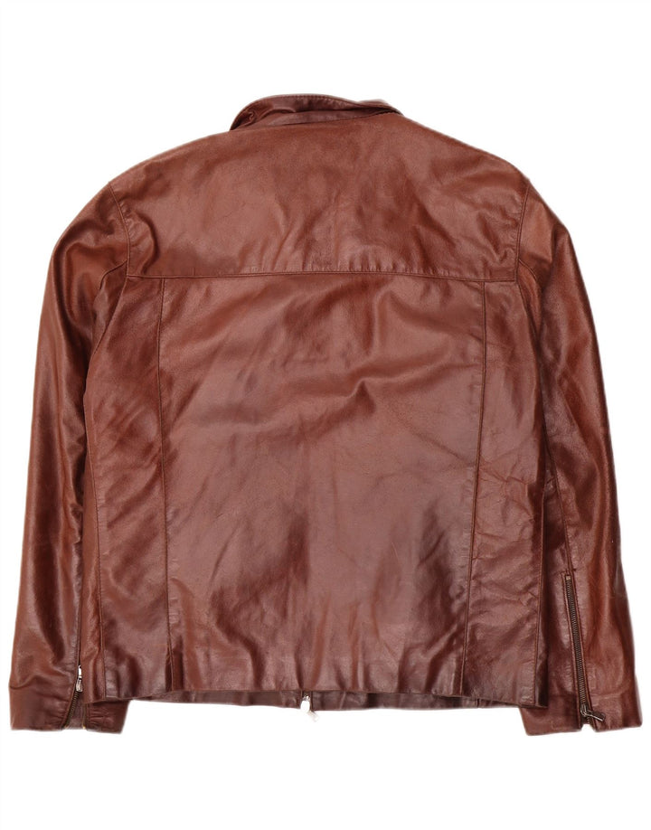 Veste en cuir pour homme UK 40 Large