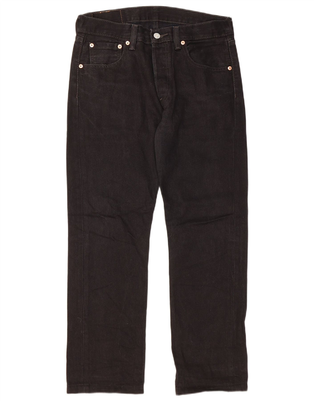 LEVI'S Jean Droit 501 Homme W30 L26 Coton Noir