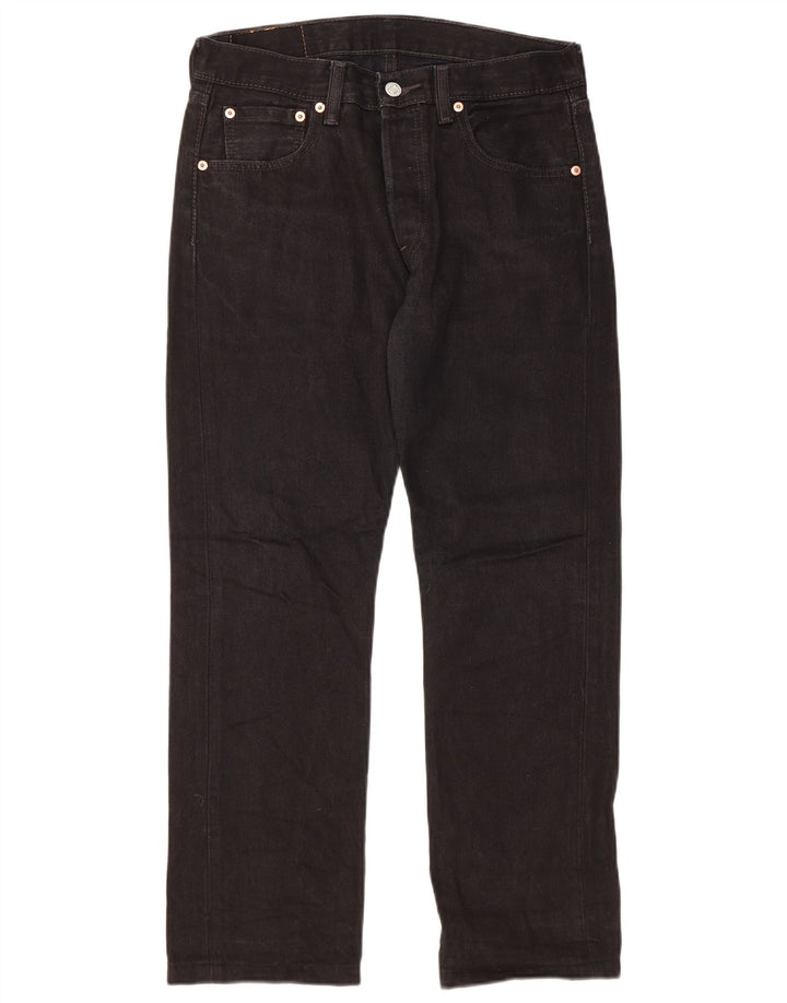 LEVI'S Jean Droit 501 Homme W30 L26 Coton Noir