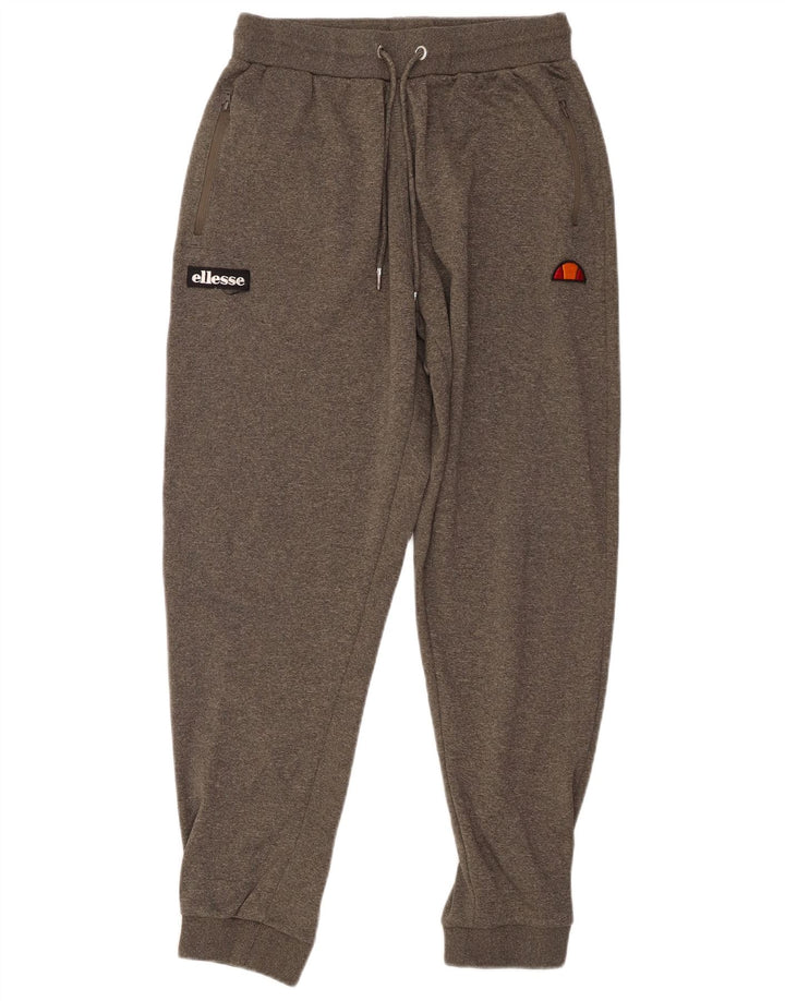 ELLESSE Pantalon de Survêtement Homme Joggers Large Gris Moucheté Polyester