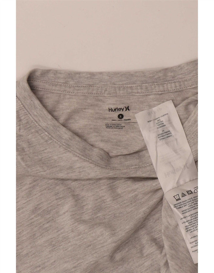 Hurley Haut graphique à manches longues pour homme en coton gris petit